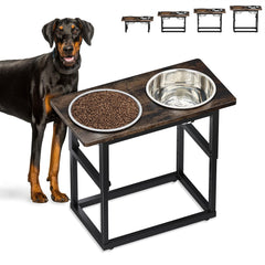 Zarler comedero elevado para perros XL con ajuste de 8.2 pulgadas, comodidad al comer.