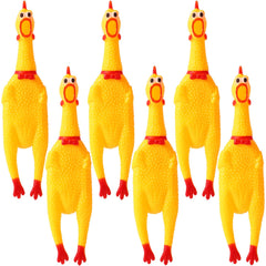 Zddaoole Pollo Amarillo de 12 pulgadas para juegos duraderos con mascotas