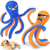 Juguete Zeaxuie Pulpo interactivo multicolor para perros, estimula juego y curiosidad.