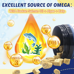 ZEBORA omega-3 para perros, alivio de alergias y picor.