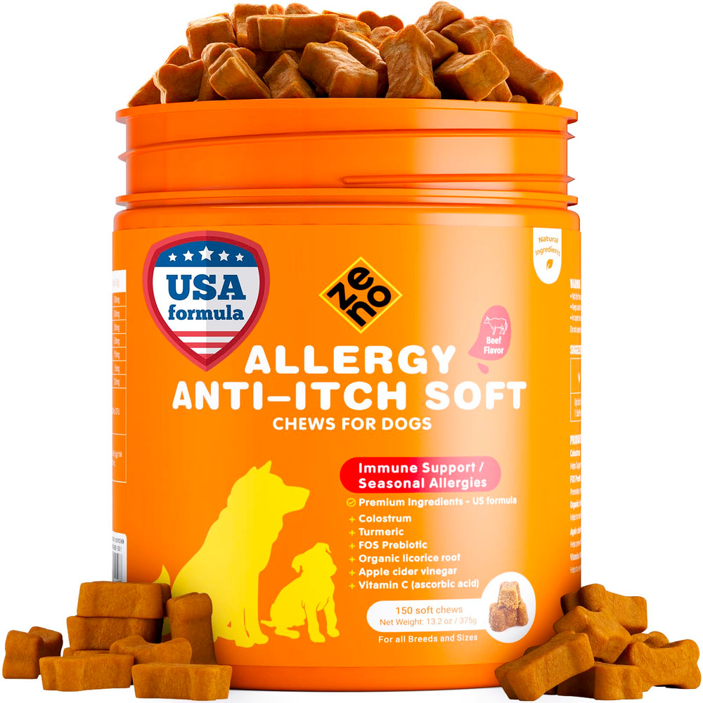 ZENO envase ternera: apoyo natural para la piel y el confort de tu perro.
