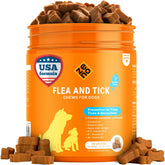 ZENO: empaque práctico de golosinas antipulgas para perros.