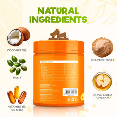ZENO ingredientes naturales como coco para el cuidado del pelaje diario.