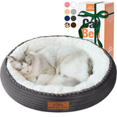 Cama Zerbuger 20 pulgadas rosquilla gris oscuro, descanso cómodo en interiores.
