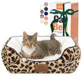 Cama Zerbuger rectangular con estampa leopard para descanso cómodo