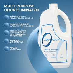 Zero Odor en entorno de cocina y bano, neutraliza malos olores sin enmascararlos.