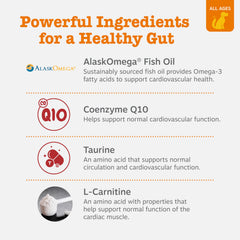 Zesty Paws Cardio Bites: lista de ingredientes clave que podrían favorecer la función cardíaca.