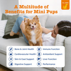 Zesty Paws comprimidos masticables con sabor pollo para administración diaria
