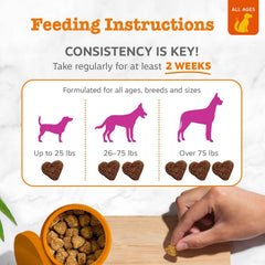 Zesty Paws condroitina para cartílago saludable y movilidad.