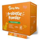 Zesty Paws probióticos para perros: polvo digestivo fácil de mezclar