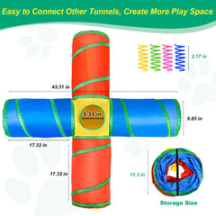 Zona de juego interior ZeyZoo para felinos activos y curiosos