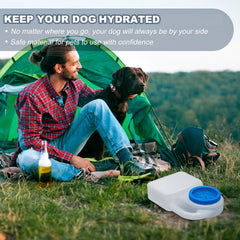 Ziliny gran capacidad 2.84 L para perros grandes en salidas.