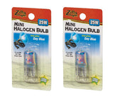 Zilla bombilla halógena mini 25W: luz azul diurna para calor y bienestar del reptil