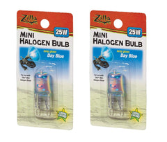 Zilla bombilla halógena mini 25W: luz azul diurna para calor y bienestar del reptil