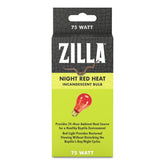 Zilla Bombilla Noche Roja: iluminación nocturna suave para reptiles