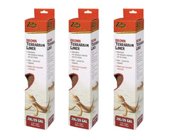 Zilla liner para terrario marrón de 20/29 galones, absorbe y mantiene limpio sin irritar reptiles