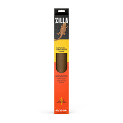 Zilla Terrarium Liner marron para tamaños 30–65 galones, fácil de cortar a medida.