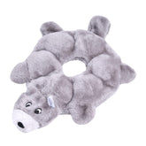 ZippyPaws Loopy sin relleno en forma de lobo, juego sin desorden