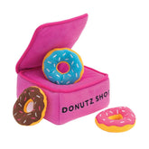 ZippyPaws Madriguera Donutz: juguete interactivo para perros pequeños, estimula juego.