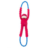 ZippyPaws RopeTugz con mono, ideal para juegos de tirar duraderos