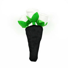 ZippyPaws Rosas blancas con chasquido para horas de juego interactivo.