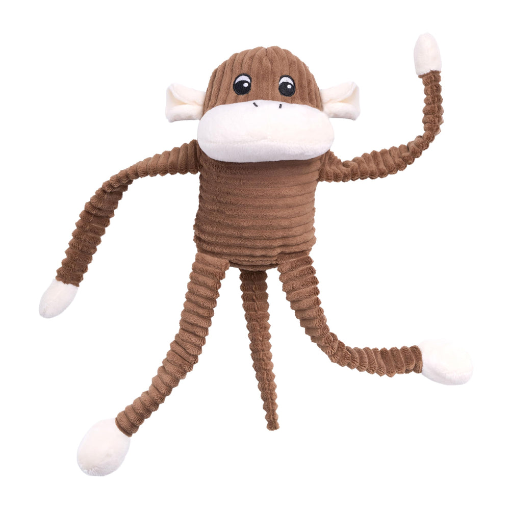 ZippyPaws Spencer mono crinkle en el cuerpo, juego interactivo y crujido entretenido