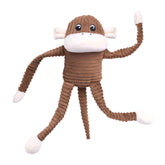 ZippyPaws Spencer mono crinkle en el cuerpo, juego interactivo y crujido entretenido