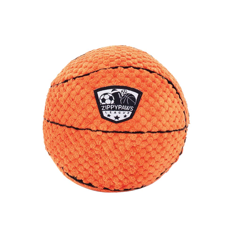 ZippyPaws SportsBallz, juguete baloncesto para perros, estimula la actividad física y el juego en equipo.