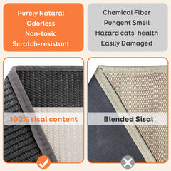 ZLAFM poste rasca sisal, arañe naturalmente para tus felinos