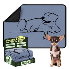 Zlune almohadilla higiénica lavable para perros 18x24, ideal para entrenamiento seguro.
