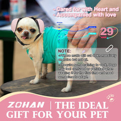 ZOHAN orejeras perro diseño triangulo confort: ajuste cómodo para sesiones largas