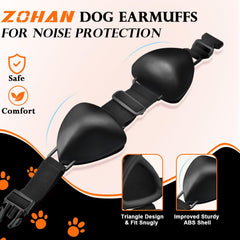 ZOHAN orejeras para perro con diseño triangular para mayor comodidad