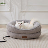 Cama caliente ZOMISIA para gatos en interior, descanso cómodo.