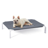 Cama para perros ZOMISIA elevada, montaje sin herramientas para instalación rápida.
