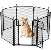 ZOMISIA jaula para perros interior con puerta, supervisión cómoda diaria.