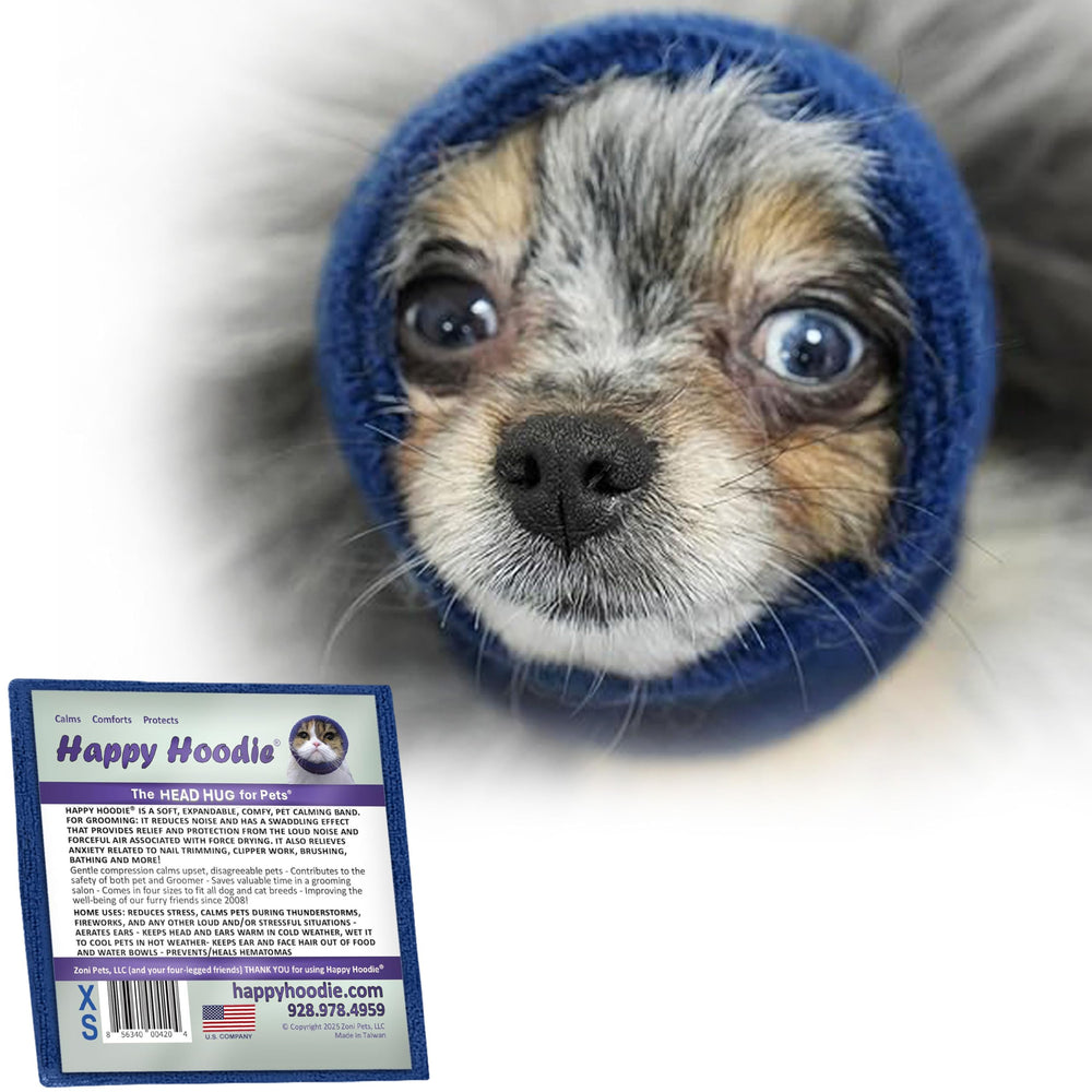 ZONI PETS Happy Hoodie, detalle elastico que ofrece ajuste cómodo para las orejas.