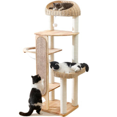 Zonoria Zephyria Árbol para gatos: poste de rascado robusto para gatos activos.
