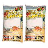 Zoo Med arena blanca para cangrejo ermitaño, sustrato natural para su hábitat.