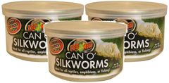 Zoo Med Can O' Silkworms: tres latas, fuente suave para digestión de reptiles
