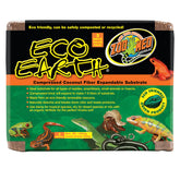 Zoo Med Eco Earth, cama de terrario, sustrato suave para reptiles.