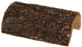 Zoo Med Habba Hut Extragrande frente: refugio natural que ofrece privacidad para reptiles.