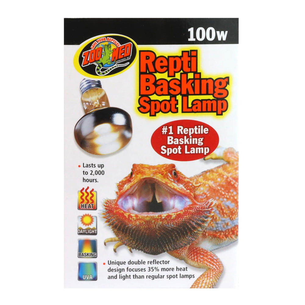 Zoo Med lámpara basking-spot 100W para calor focal en terrario.