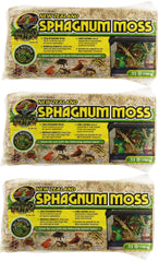 Zoo Med musgo sphagnum Nueva Zelanda 0-33 lb útil como sustrato y retención de humedad