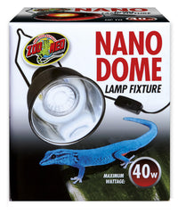 Lámpara Zoo Med Nano Dome de 40 W para terrarios pequeños.