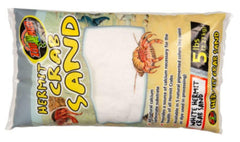 Zoo Med paquete de dos bolsas, arena blanca para cangrejos ermitaños.