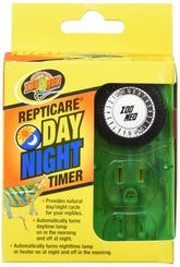 Zoo Med ReptiCare Timer visto de frente con control analógico para terrario
