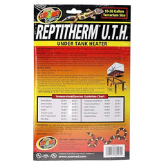 Zoo Med Reptitherm dimensiones empaque, envío eficiente a su tienda