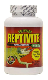ReptiVite con D3 de Zoo Med, vertido de la botella, posible apoyo óseo.
