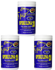 Zoo Med Spirulina 20 copos, paquete; nutrición balanceada para peces