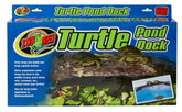 Zoo Med Turtle Dock Extra Grande, flotante en acuario, ideal para descanso y exploración segura.
